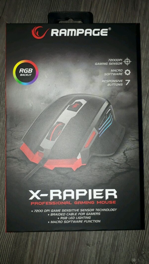 RAMPAGE X-RAPIER Oyuncu Mouse